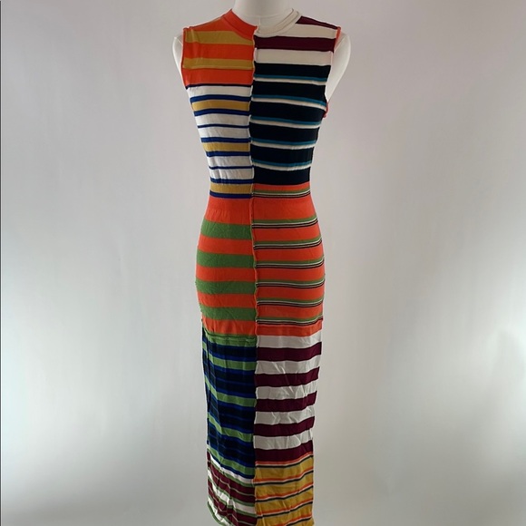 Marni Striped Midi Dress, 40 - Picture 7 of 11